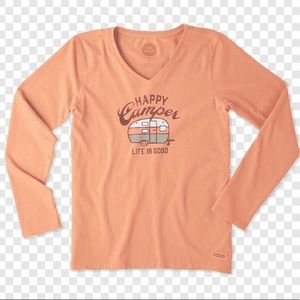 Life is Good Happy Camper Shirt